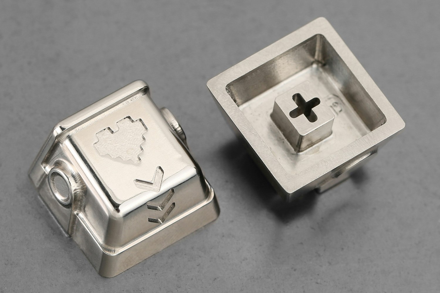 Human After All Artisan Titanium Keycaps