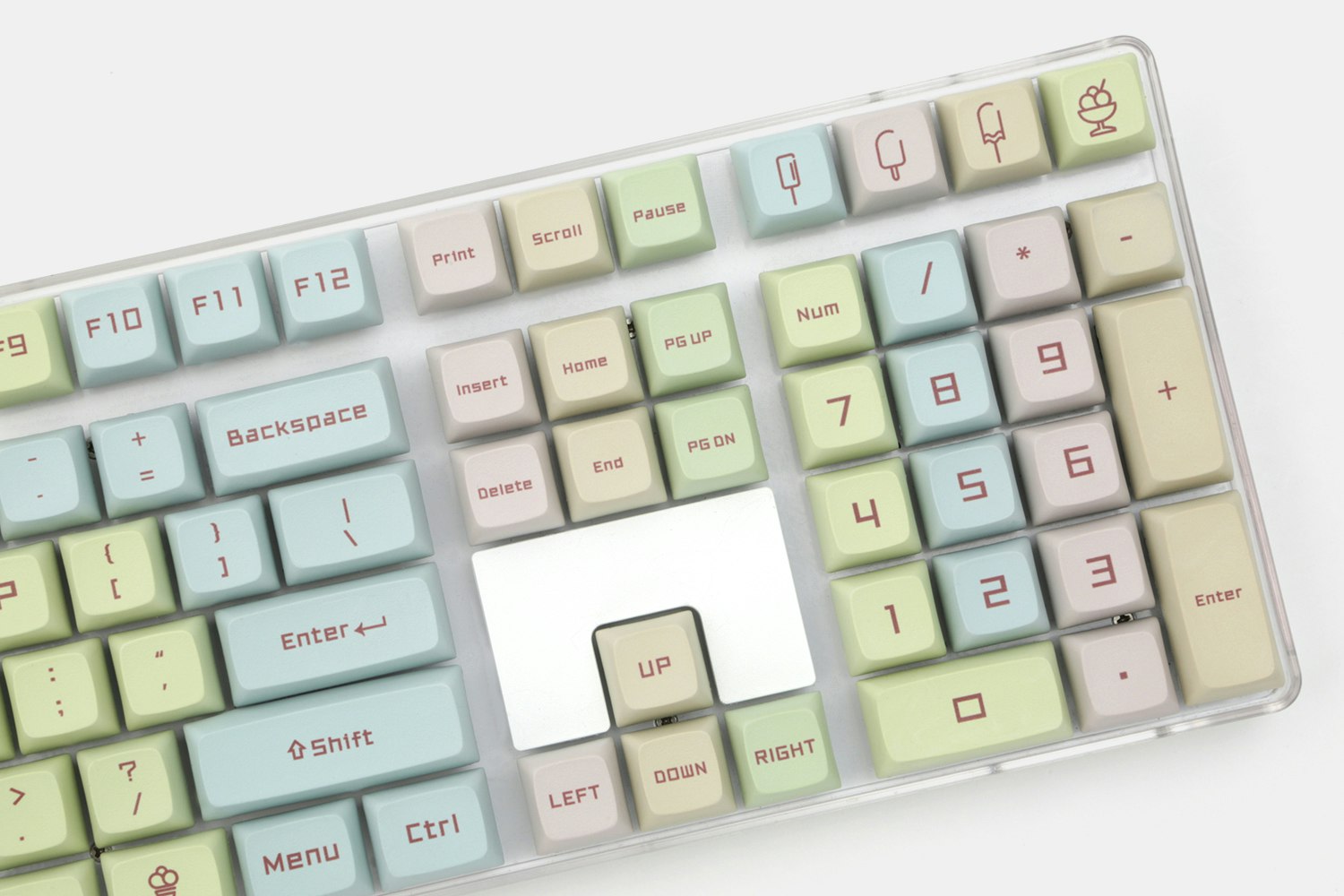 Ice Cream PBT All Over Dye-Subbed Keycap Set