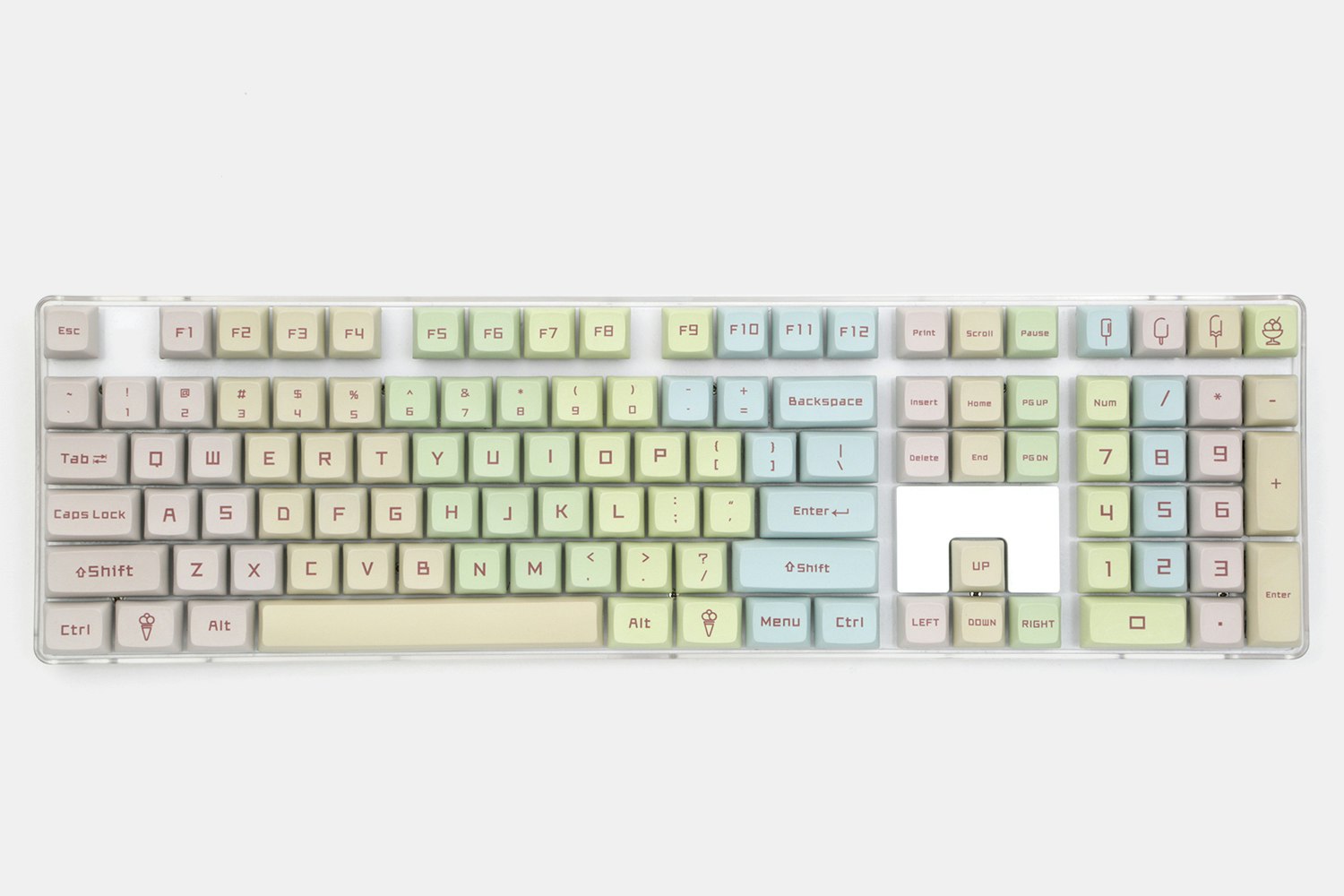 Ice Cream PBT All Over Dye-Subbed Keycap Set