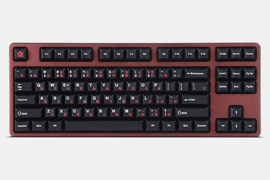 IDOBAO DSA Black Sakura PBT Keycap Set