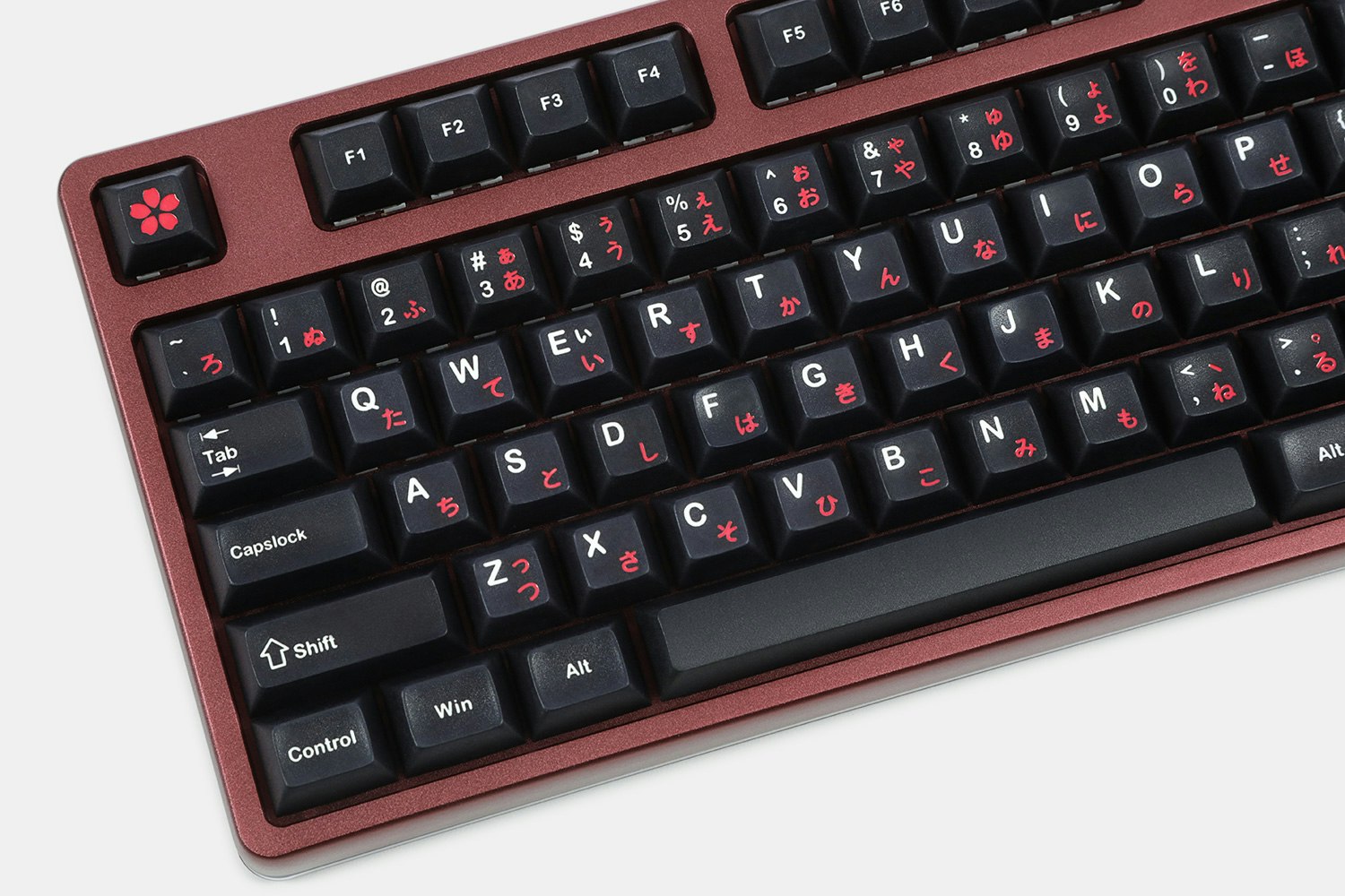 IDOBAO DSA Black Sakura PBT Keycap Set