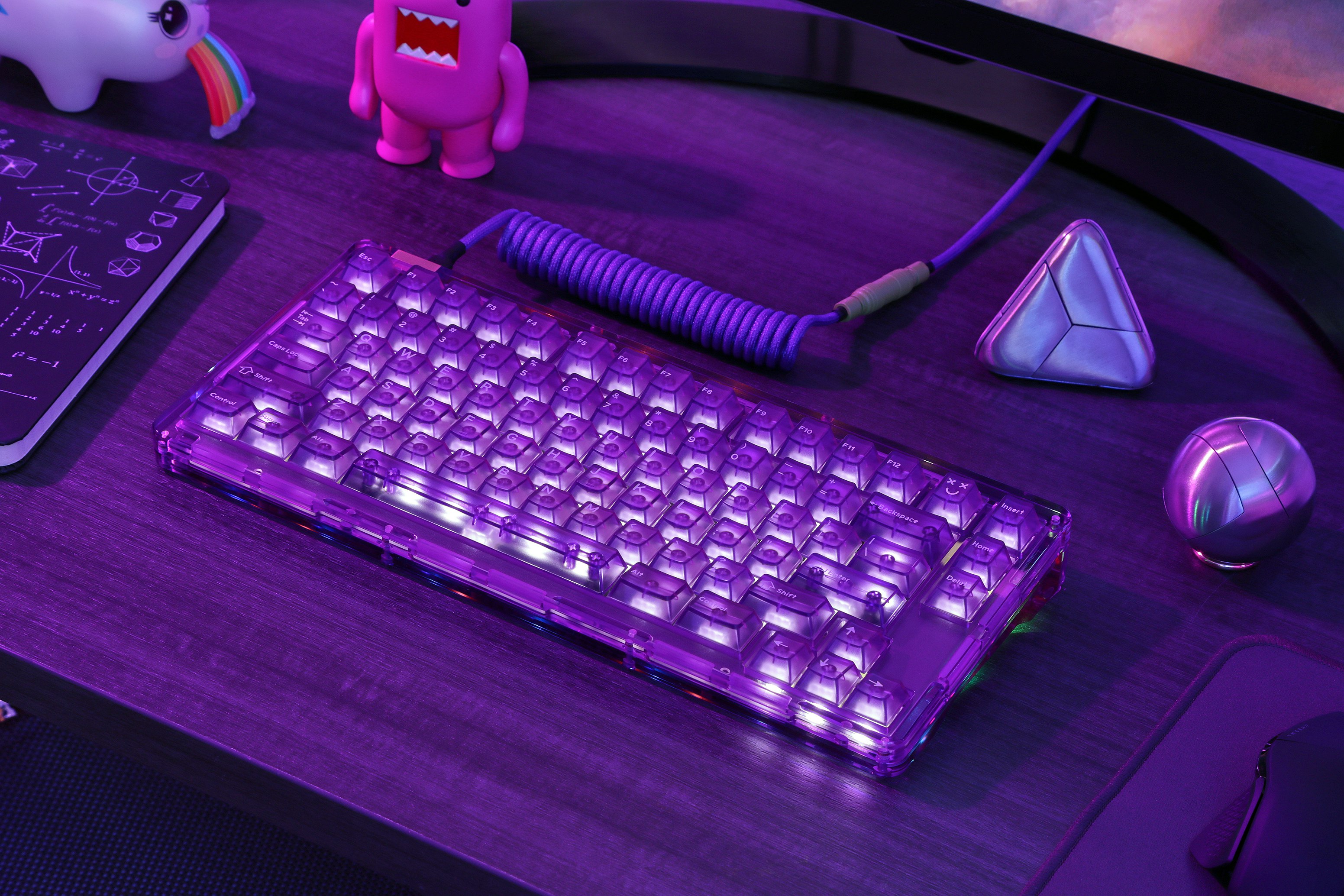 IDOBAO ID80 Atomic Purple Keyboard Drop Exclusive Mechanical Keyboards Custom Layout