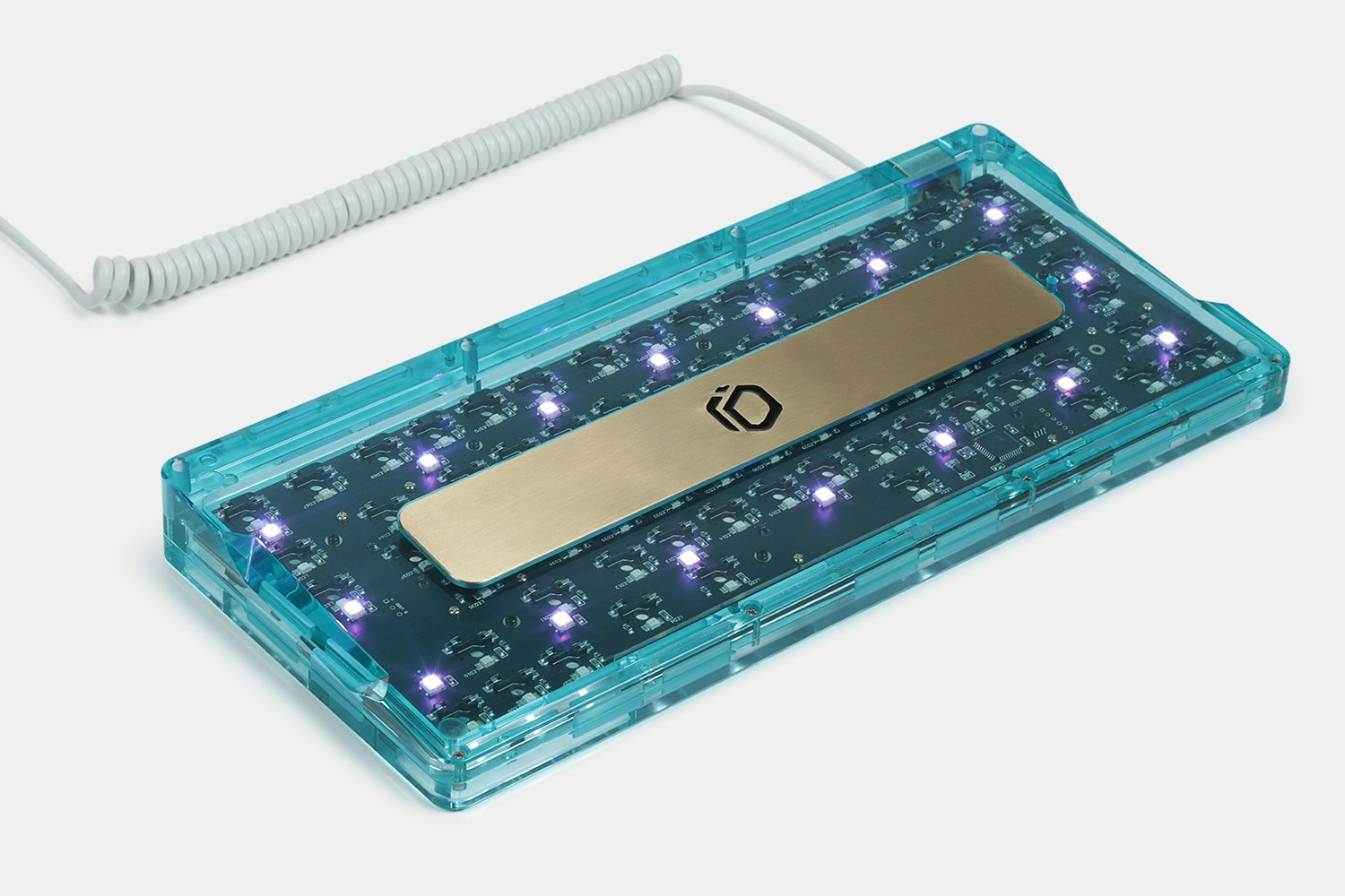 IDOBAO ID80 Blue Crystal Gasket Barebones Keyboard