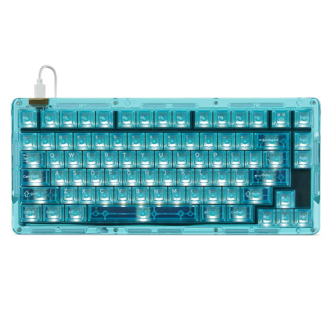 IDOBAO ID80 Blue Ice Keyboard Drop Exclusive Mechanical Keyboards
