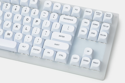 IDOBAO MA Monochrome PBT Dye-Subbed Keycap Set