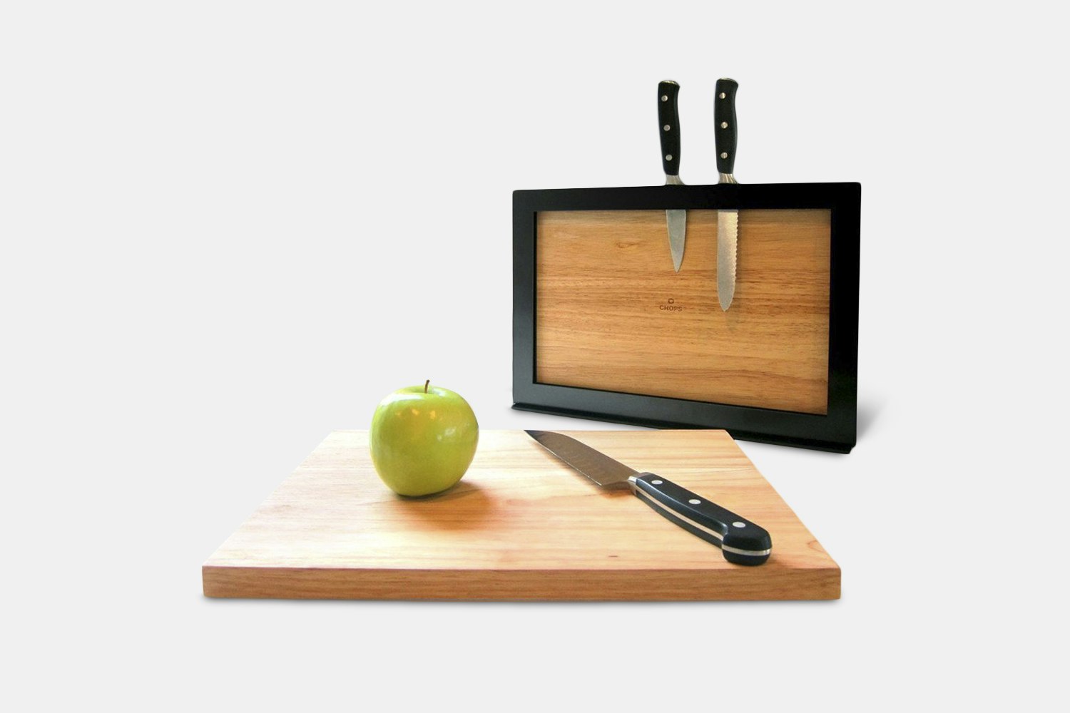 ILOVEHANDLES CHOPS Cutting Board & Knife Block Knife Accessories