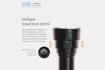 Imalent DX80 32,000-Lumen Flashlight