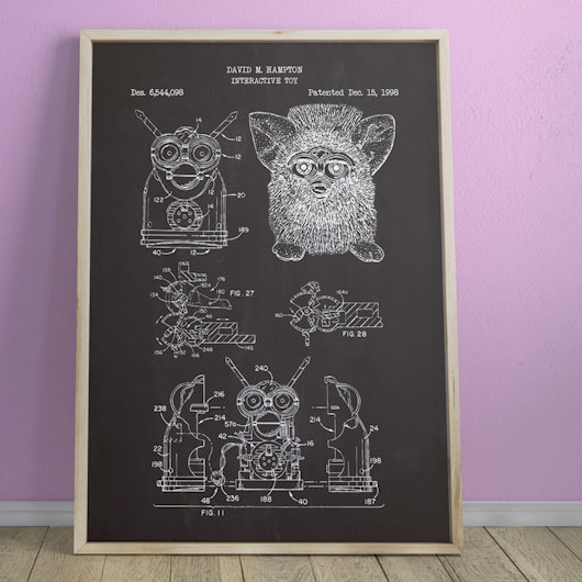 Inked & Screened '90s Kids Patent Prints
