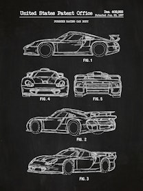 Porsche Racing Car Body