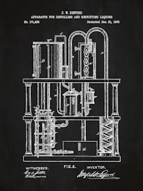 Apparatus for distilling and Rectifying Liquors #1 - 171,426A