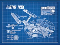 Star Trek - U.S.S. Enterprise Blueprint