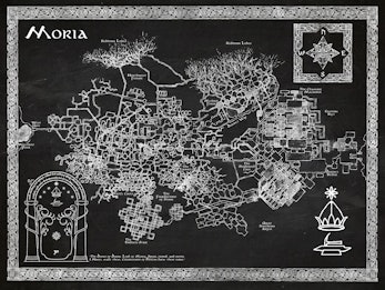 LOTR - Moria Map