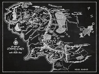 LOTR - Middle Earth Map