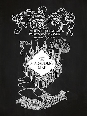 Harry Potter - Marauders Map (Chalkboard Only)