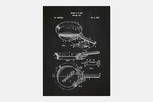 Inked and Screened Kitchen Tools Patent Prints