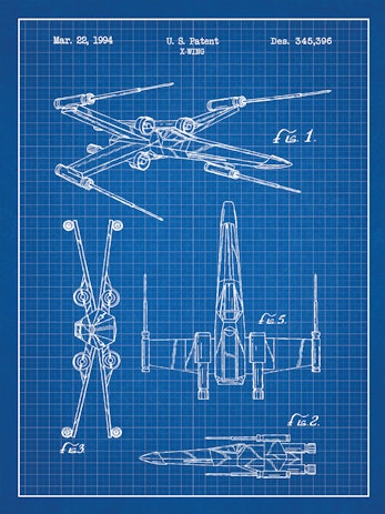 SP-SYFI-X-WING-345,396-Blue-Grid-White-Ink-24-Inches
