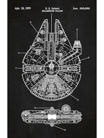 Star Wars - Millennium Falcon Patent - 228,688