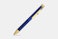 TTi-108 Titanium Bolt-Action Pen - Blue & Gold (+$100)