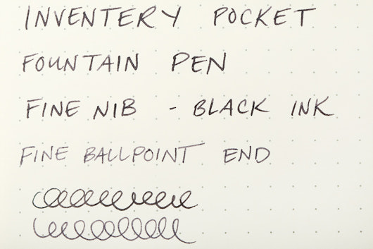 Inventery Pocket Fountain Pen Kit