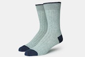 Ribbed Sock - Blue / Green