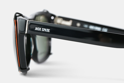 Jack Spade Walters Eyeglasses w/ Clip-On Shades