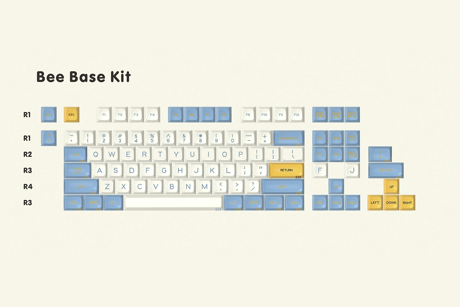JACK Studio SA Bee Custom Keycap Set