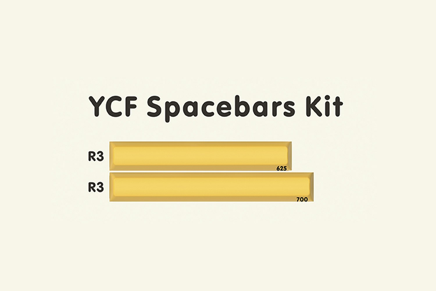 Yellow FJ Spacebars