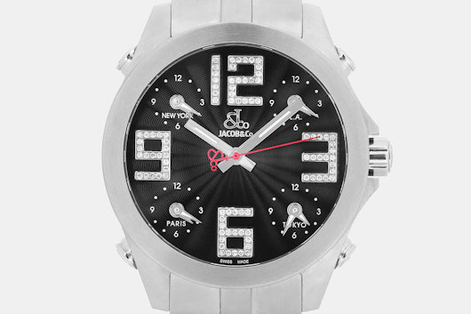 Jacob & Co Five-Time-Zone Quartz Watch