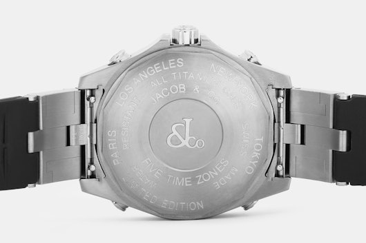 Jacob & Co Five-Time-Zone Quartz Watch