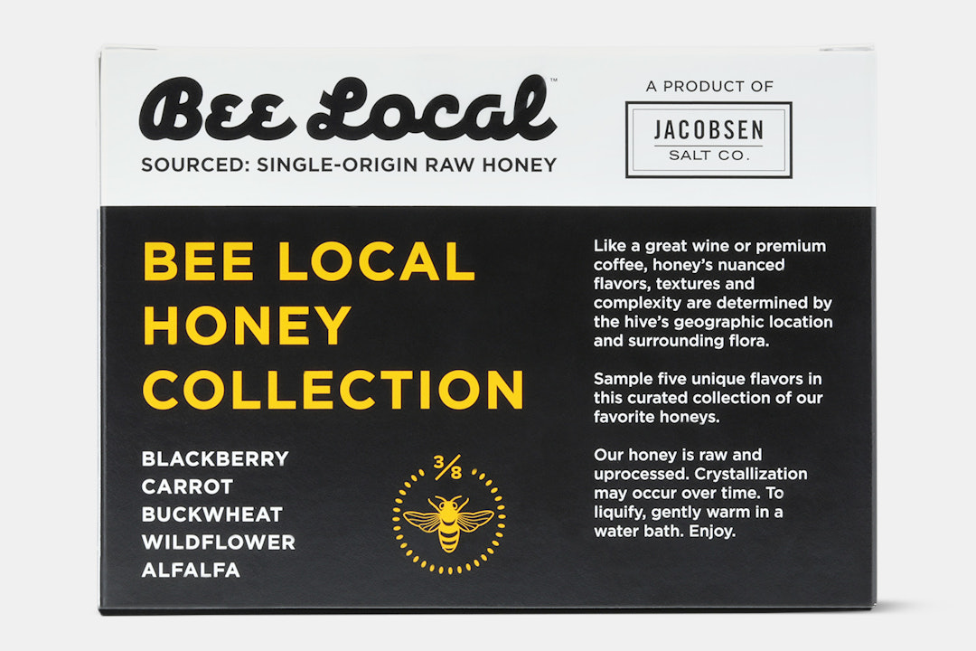 Jacobsen Salt Co. Bee Local Honey Set (5-Pack)