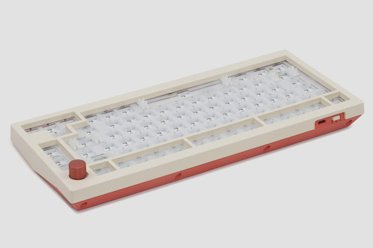 JamesDonkey A3 Rosy Barebones Mechanical Keyboard