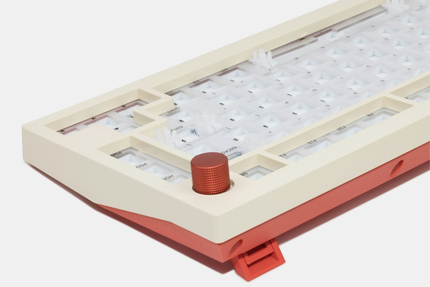 JamesDonkey A3 Rosy Barebones Mechanical Keyboard