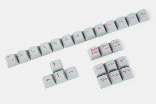 Japanese Alphabet Cherry PBT Dye-Subbed Keycap Set