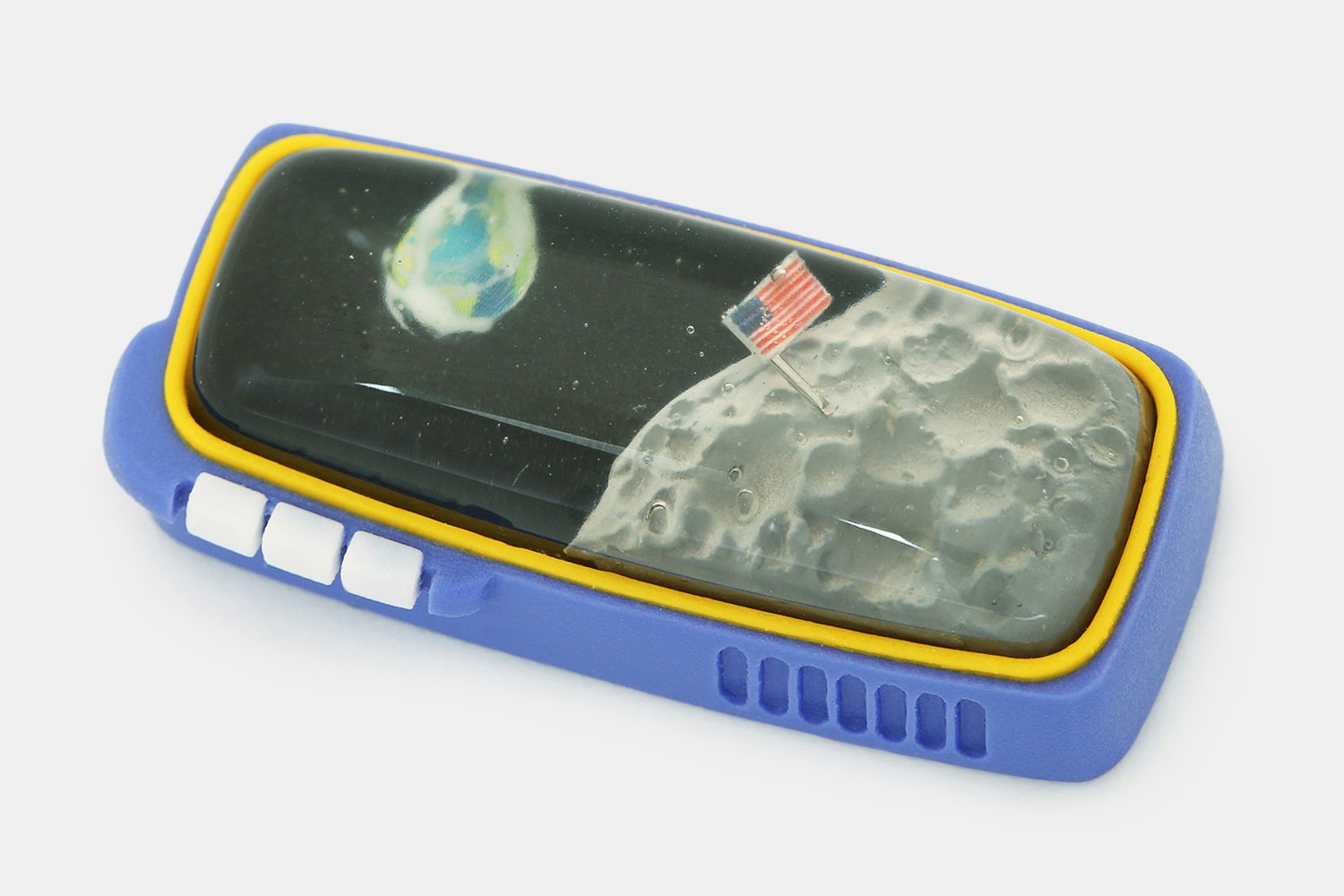 Blue Little Dot – periwinkle/yellow