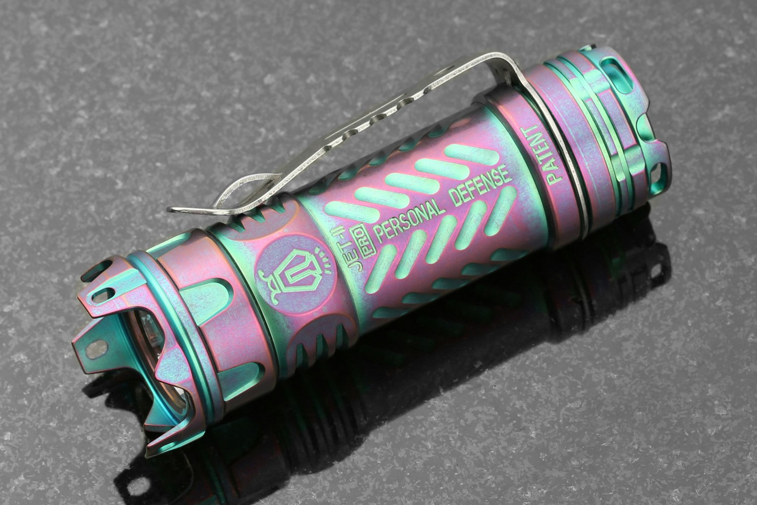 JETBeam Pro II Titanium Flashlight Flashlights Small Flashlights Drop