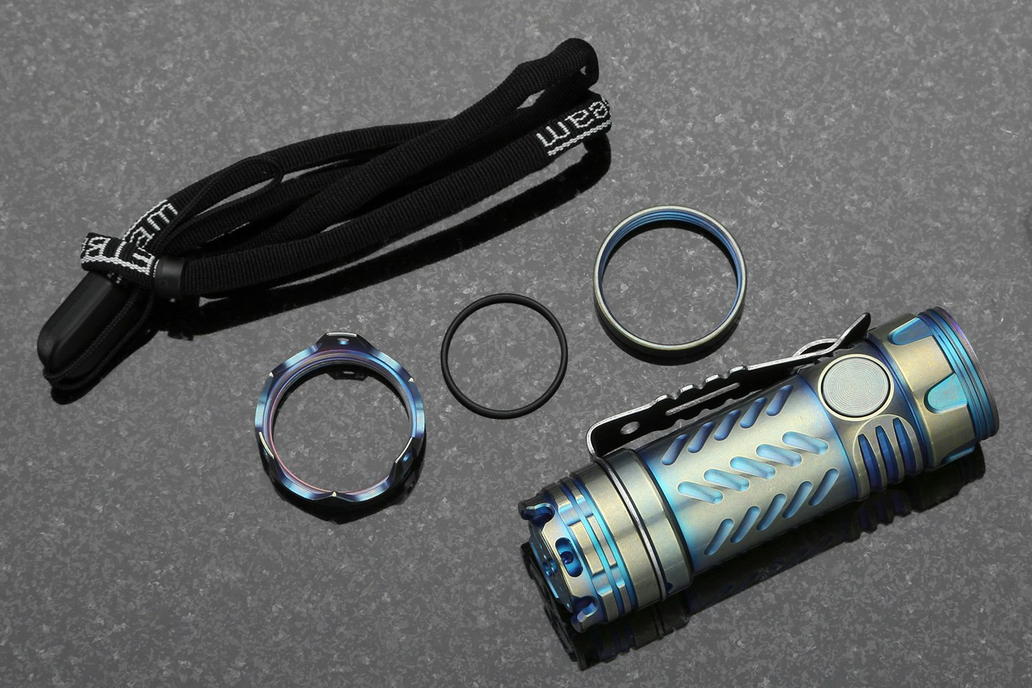 JETBeam Pro II Titanium Flashlight Flashlights Small Flashlights Drop