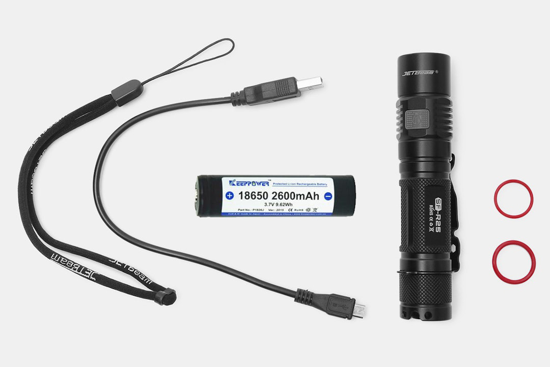 JETBeam SF-R25 USB-Rechargeable Flashlight
