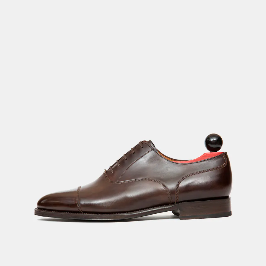 J. Fitzpatrick Cap Toe Mens US 7.5 E UK 6.5 Magnolia Brown Oxfords Dress Shoes J.FitzPatrick  main image 3