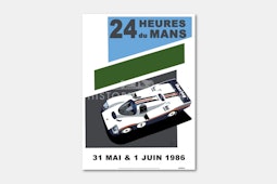 Le Mans 24H 1986 Poster