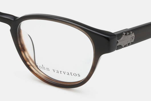John Varvatos V353 Eyeglasses w/ Sun Clip