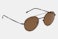 Wrapped Round Sunglasses – Brown – Brown – 52-21-145 MM