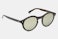 Stardust Sunglasses – Gray Horn – Chrome Green Mirror – 47-22-150 MM