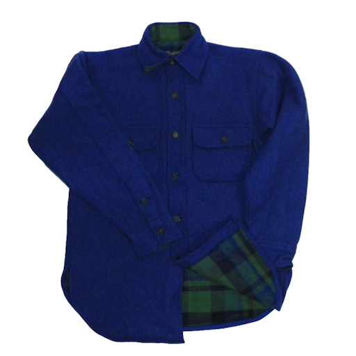 Johnson Woolen Mills Flannel-Lined Wool Shirt