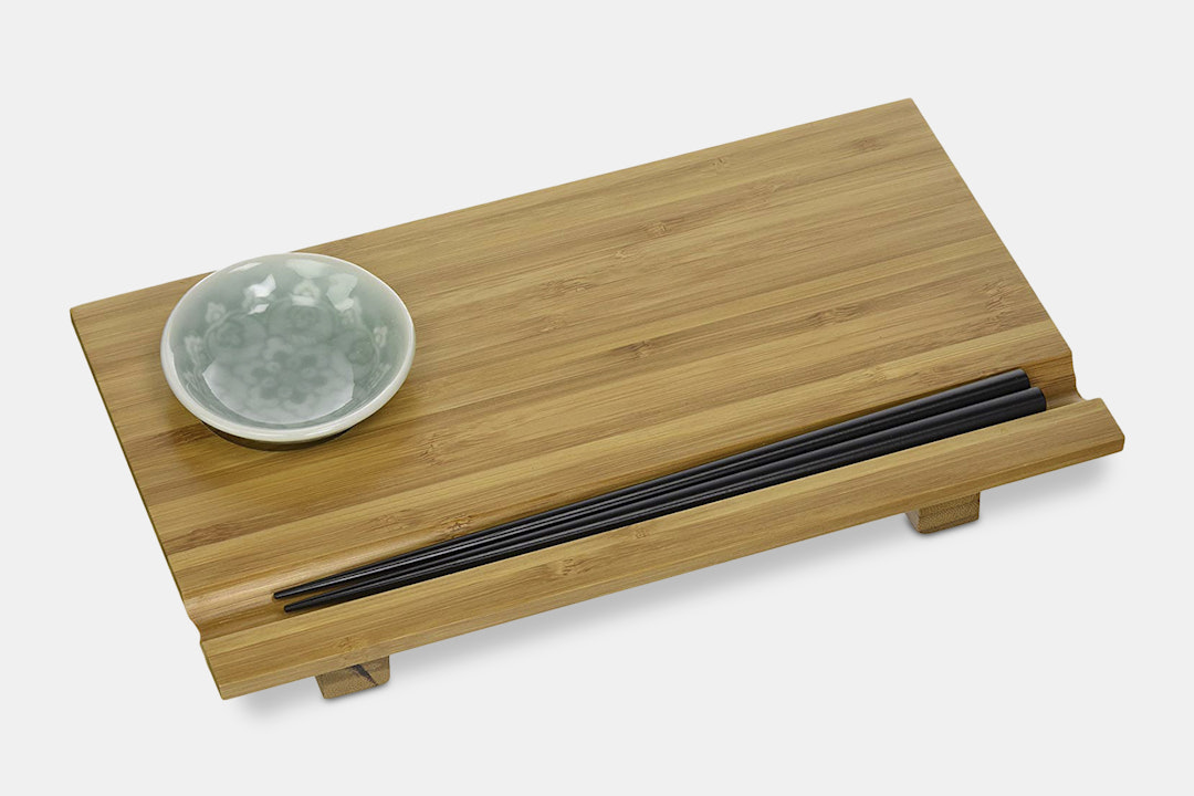 Joyce Chen Bamboo Sushi Board 3-Piece Set