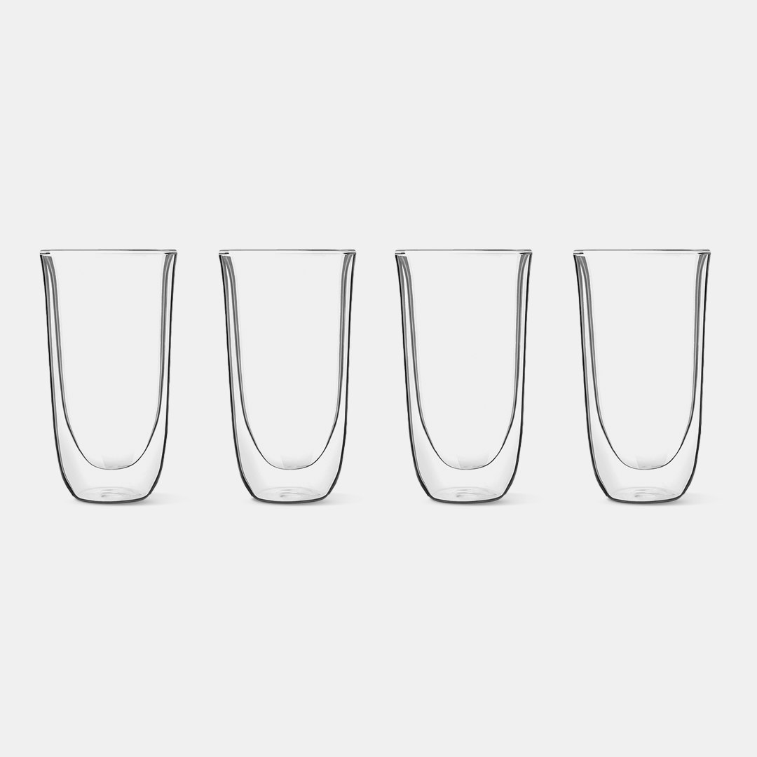 JoyJolt DoubleWall Glass Sets Glassware Drop