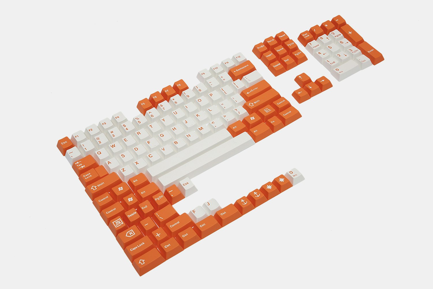White/Orange