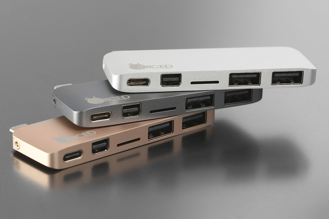 Juiced USB-C 12" Macbook 5-in-1 Display Adapter