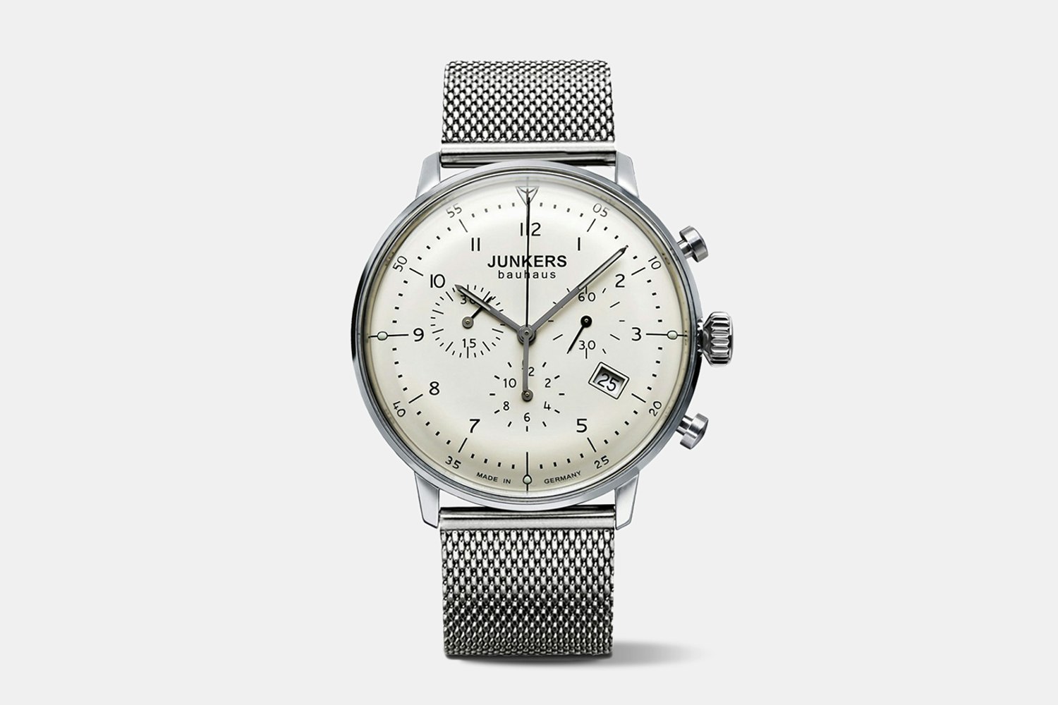 Junkers Bauhaus Chronograph 6086 Quartz Watch Watches Quartz Watches Drop