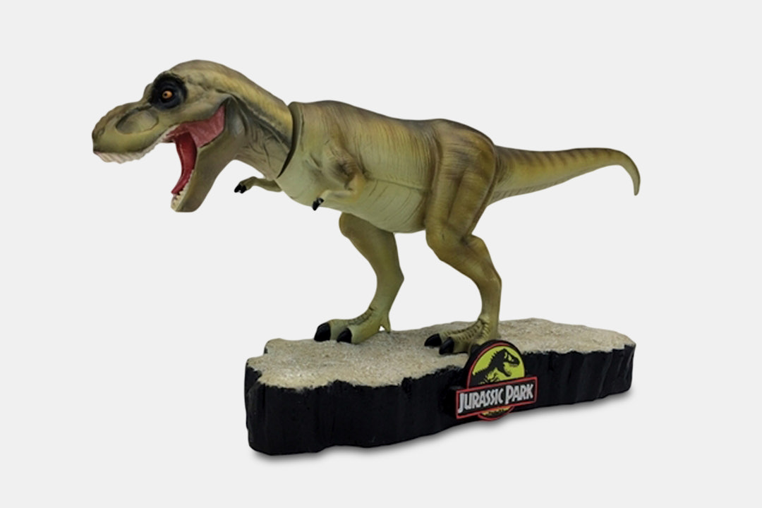 Jurassic Park Premium Motion T-Rex Statue Bundle