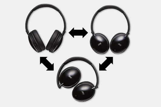 JVC HA-S90BN Wireless Noise-Canceling Headphones